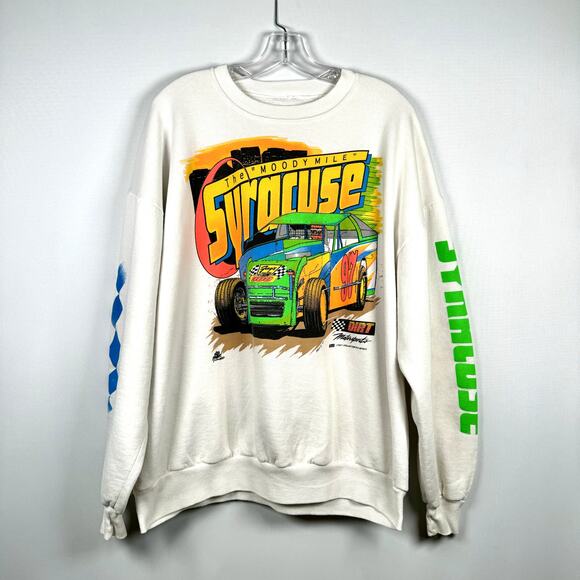 Vintage 1997 The Moody Mile Syracruse Crewneck Sweatshirt Size XL - Picture 2 of 10